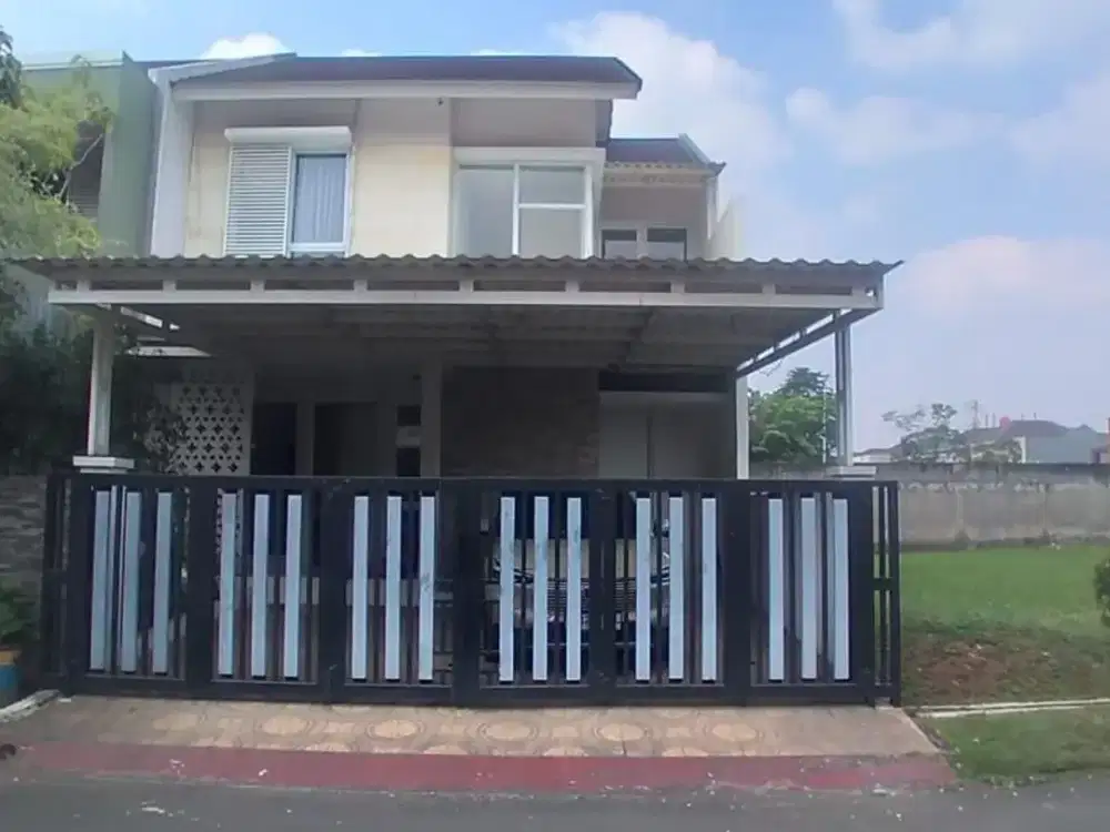 Rumah Cattleya Banjar Wijaya Rapi, Samping Kavling Luas