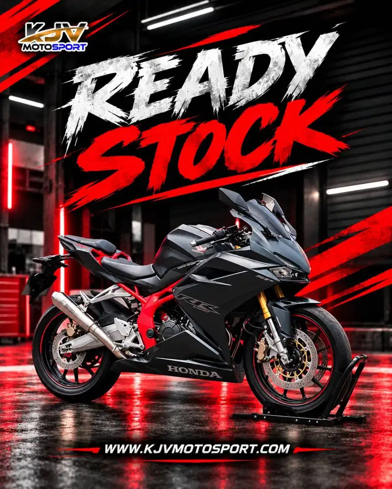 HONDA NEW CBR250RR ABS SP HITAM DOFF 2021 KM LOW PAJAK ON TANPA PR