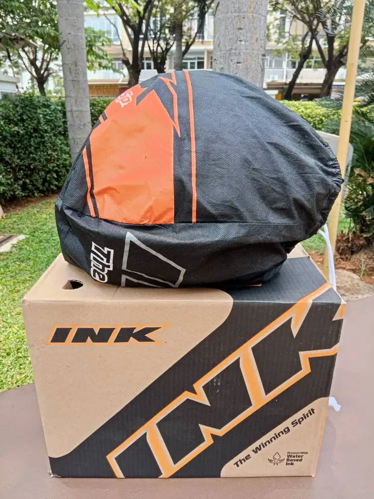 INK HELM TERRA 2 SOLID | BLACK DOFF | TERRA2 DOUBLE VISOR - SNI