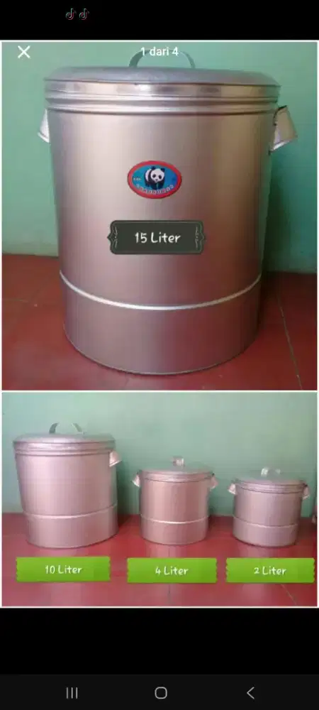 DANDANG /  LANGSENG ALUMUNIUM GALVANIK