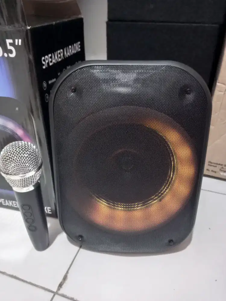 Speaker karaoke 6,5 in bass mantap