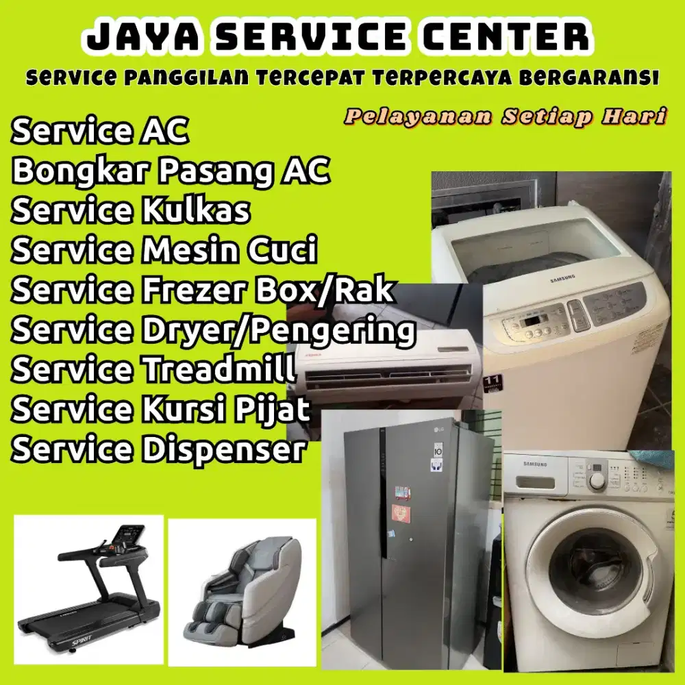 Service Kulkas Frezer Bongkar Pasang AC Servis AC Dispenser Mesin Cuci