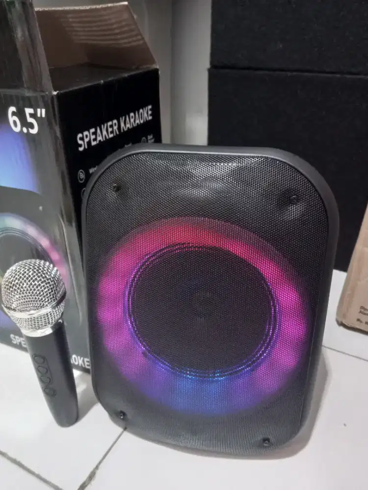 Speaker karaoke 6,5 in super bass