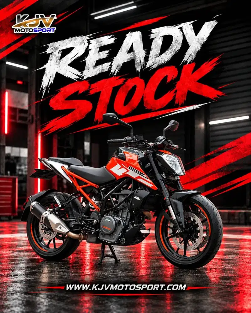 KTM DUKE 250 ABS 2019 ORANGE LOW KM PAJAK ON TINGGAL JALAN