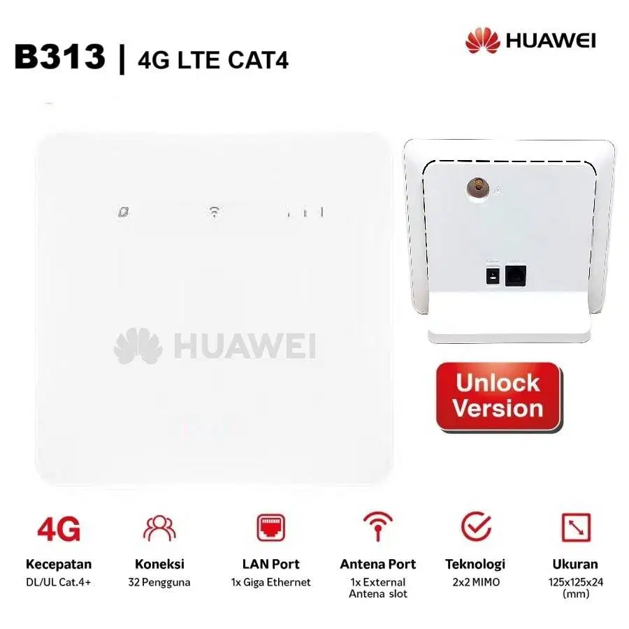 WiFi Modem 4G HUAWEI B313 - UNLOCK All Operator