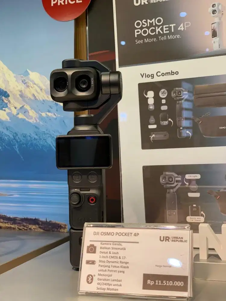 KAMERA DJI OSMO POCKET 4P VLOG COMBO