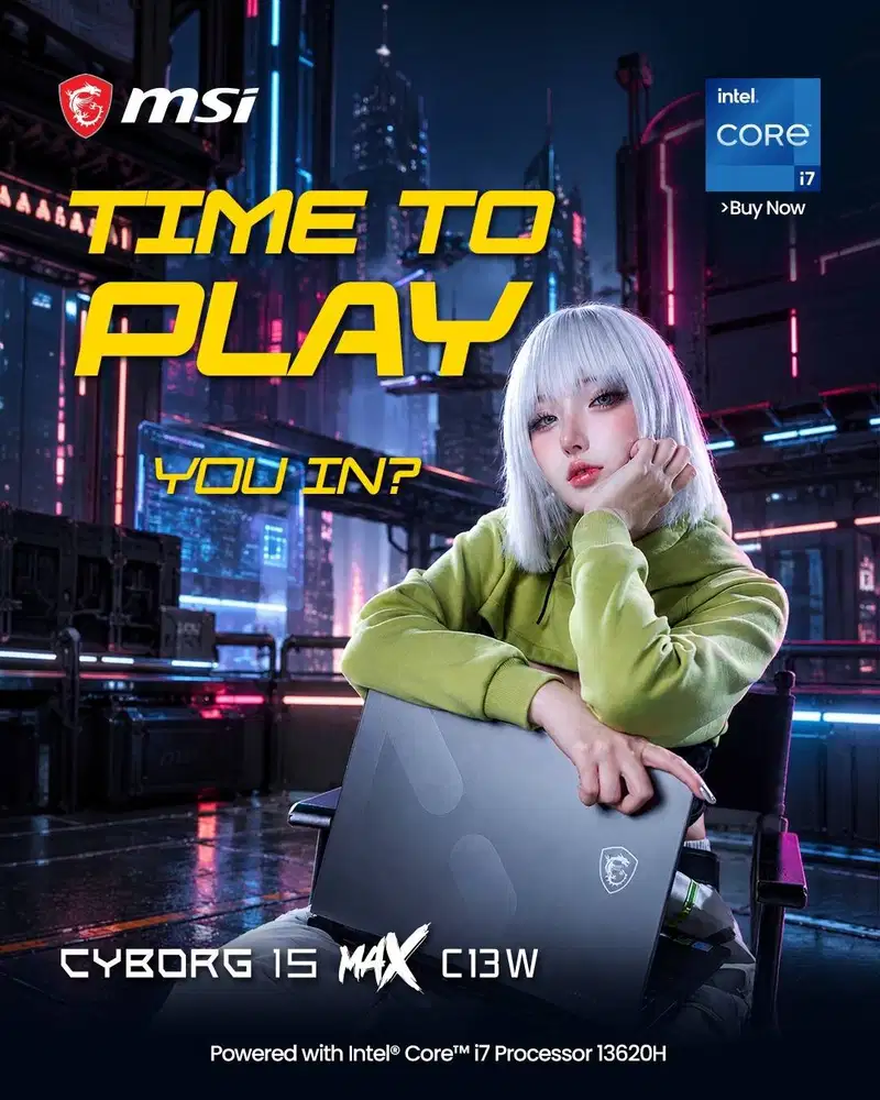 NEW!!! MSI CYBORG 15 MAX C13W With Intel Core i7-13620H & RTX 5060-8GB