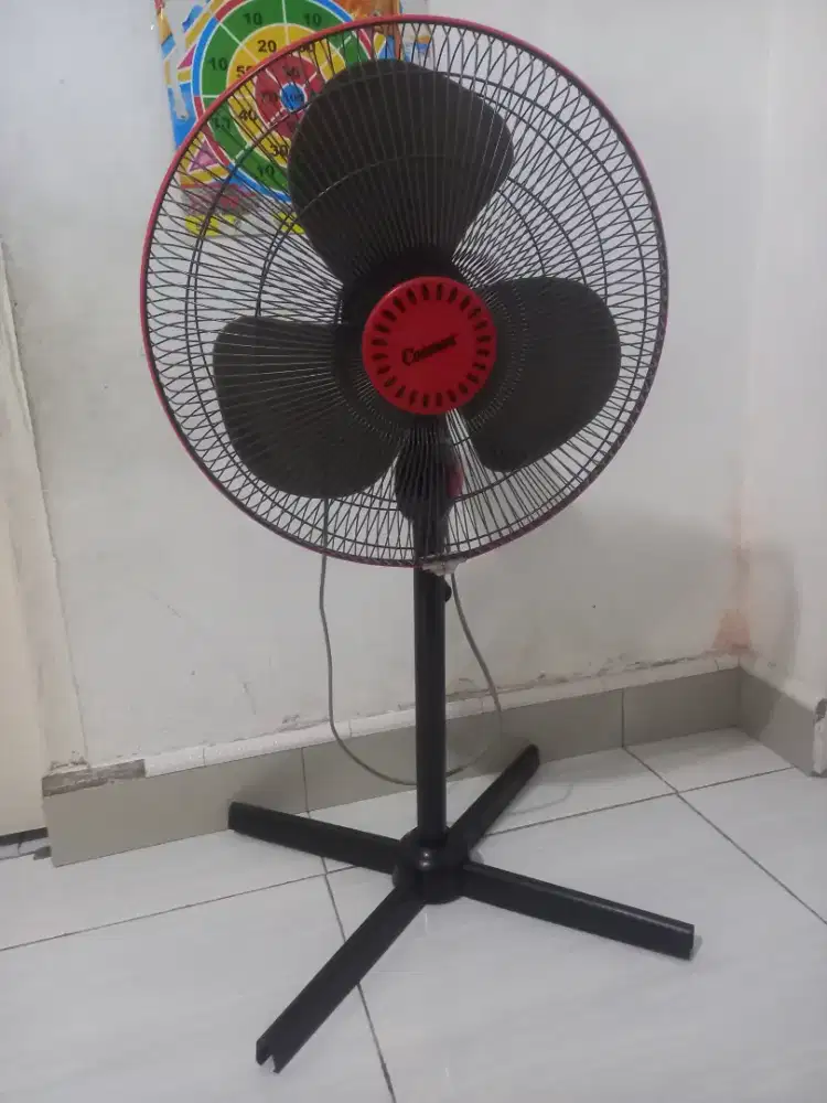 Dijual kipas angin warna hitam merah