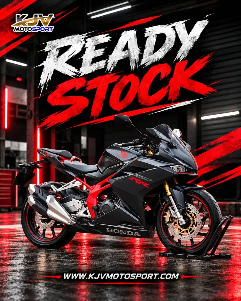 HONDA CBR 250RR NON ABS HITAM 2019 KM LOW PAJAK PANJANG SIAP NGEBUT