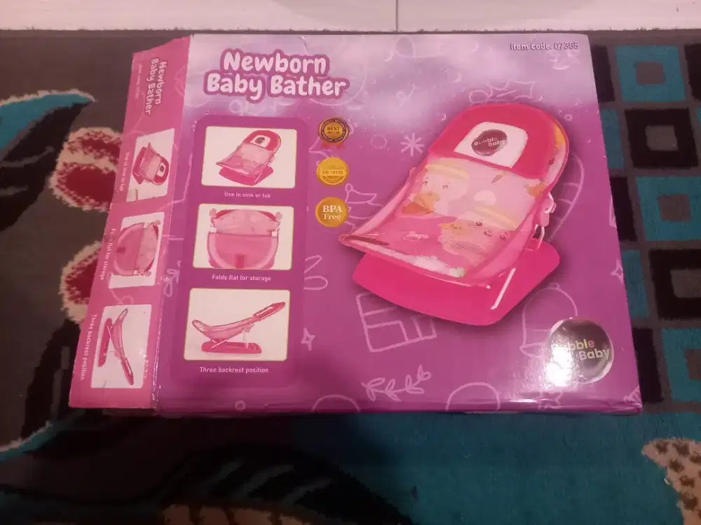Dijual baby bather warna pink