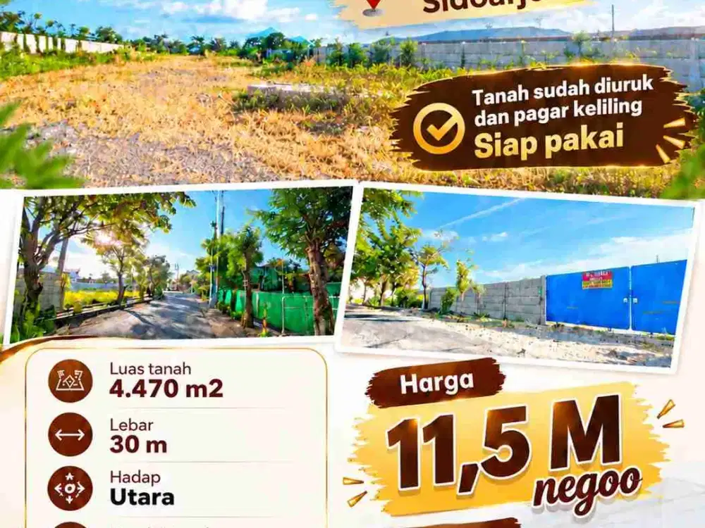 Disewakan Lahan Industri Siap Pakai
