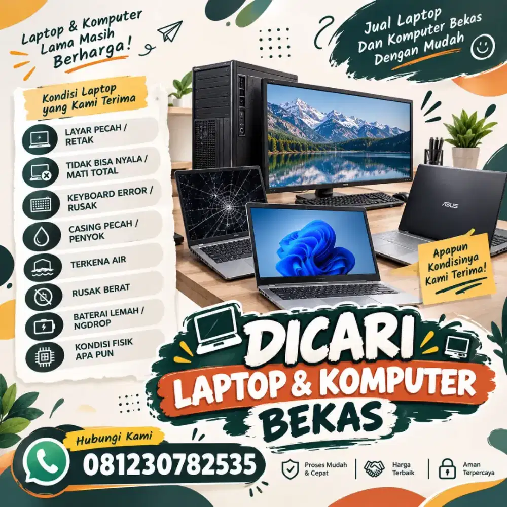 Laptop gamer mati total laptop gagal servis tawarkan saya beli djemput