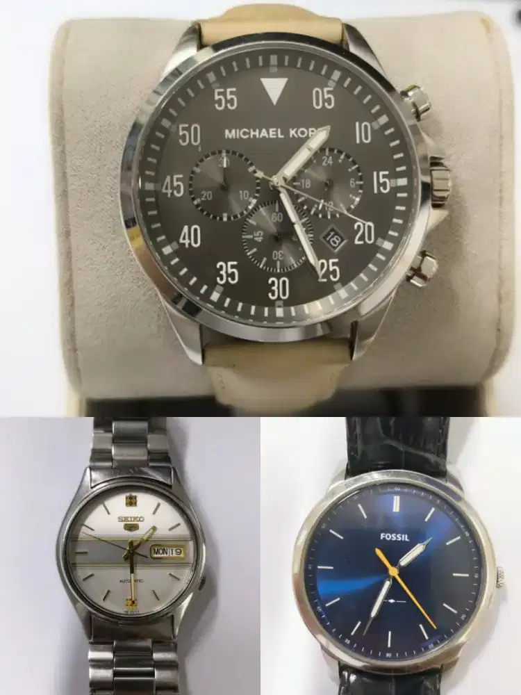 Michael Kors, Fossil, Seiko 5