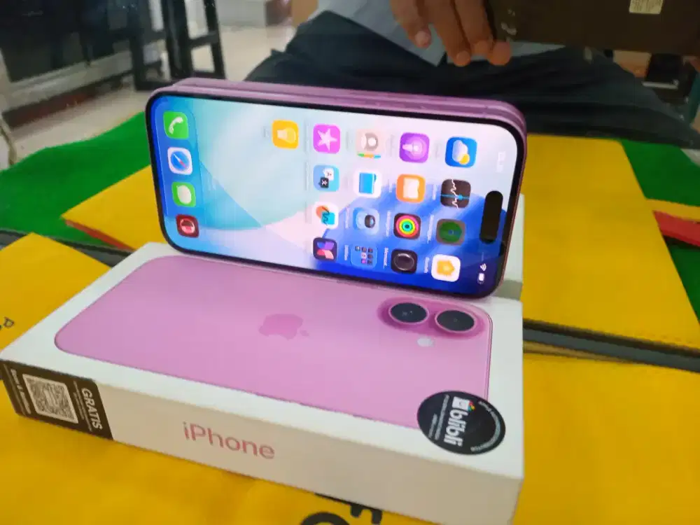 Iphone 16 128 gb lengkap Ibox semua normal