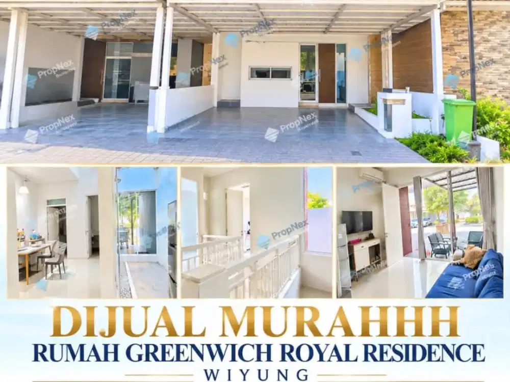 BUTUH CEPAT LAKU DIJUAL MURAHHH RUMAH GREENWICH ROYAL RESIDENCE 2LT 3KT KOSONGAN WIYUNG