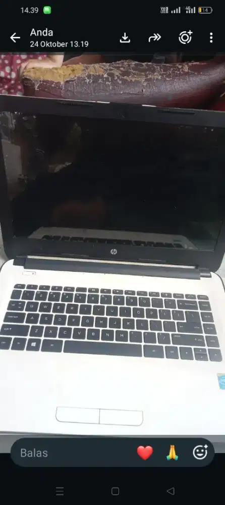 Laptop hp kondisi rusak ada 2 unit