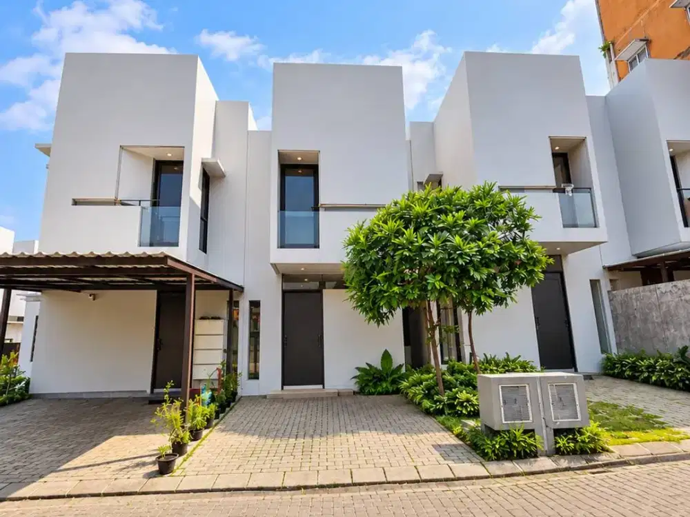 Rumah Modern Minimalis 3km Ke Stasiun Sudimara