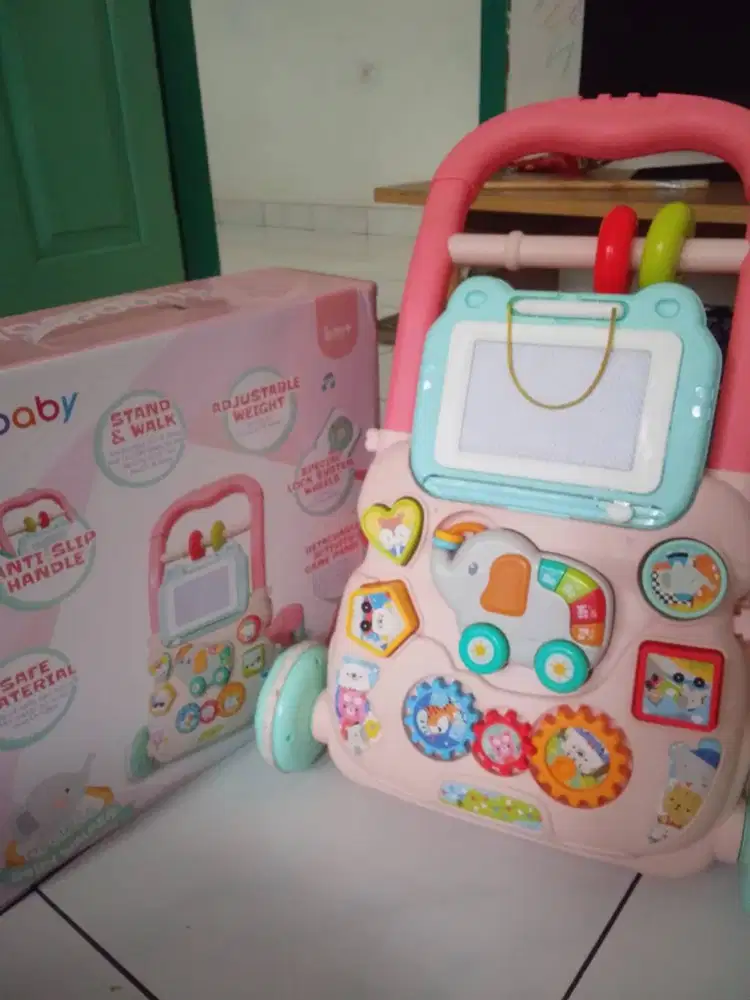 Sugar Baby My Circus Baby Walker Pink - Mainan Alat Bantu Belajar Jala