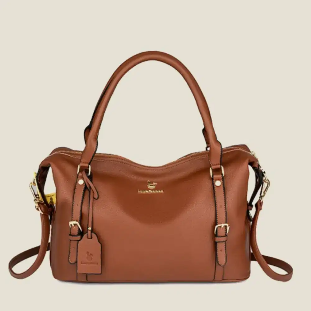 TAS WANITA LUC CHERRY ORIGINAL LOOK – COKELAT ELEGAN