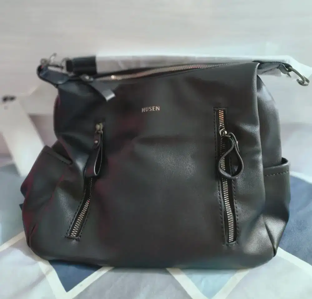 Tas Slempang / Handbag Wanita HUSEN Hitam Original