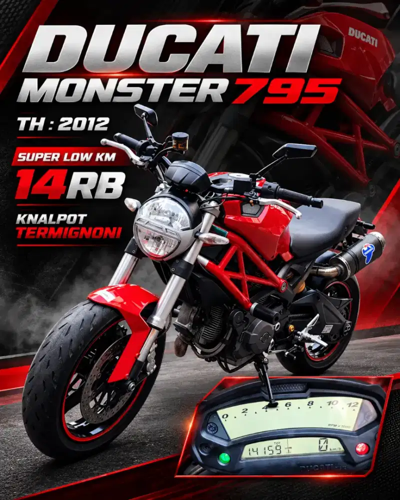 Ducati Monster 795 NIK : 2012
