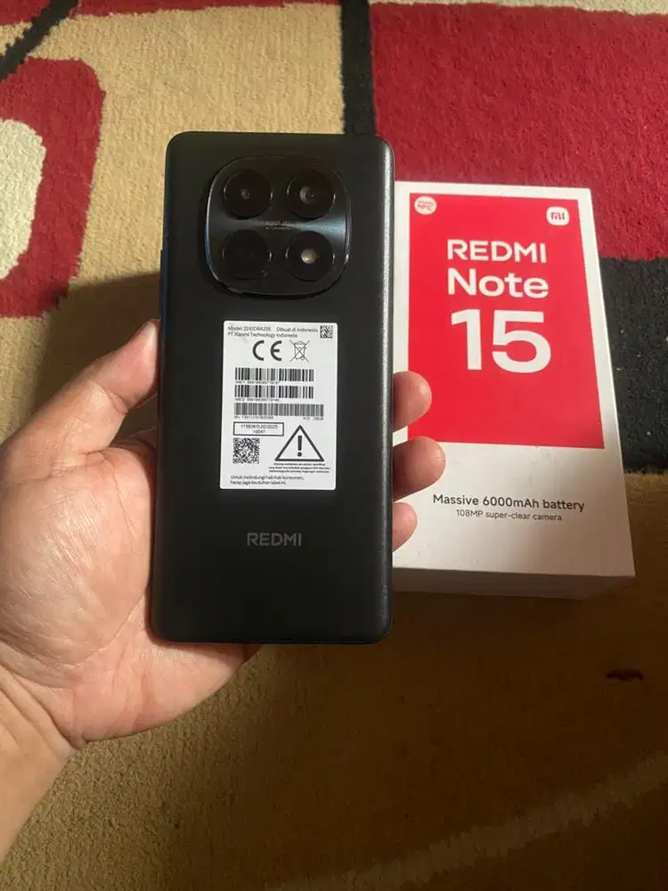 BISMILLAH REDMI NOTE 15 4G RAM 8/256 FULSET NOMINES