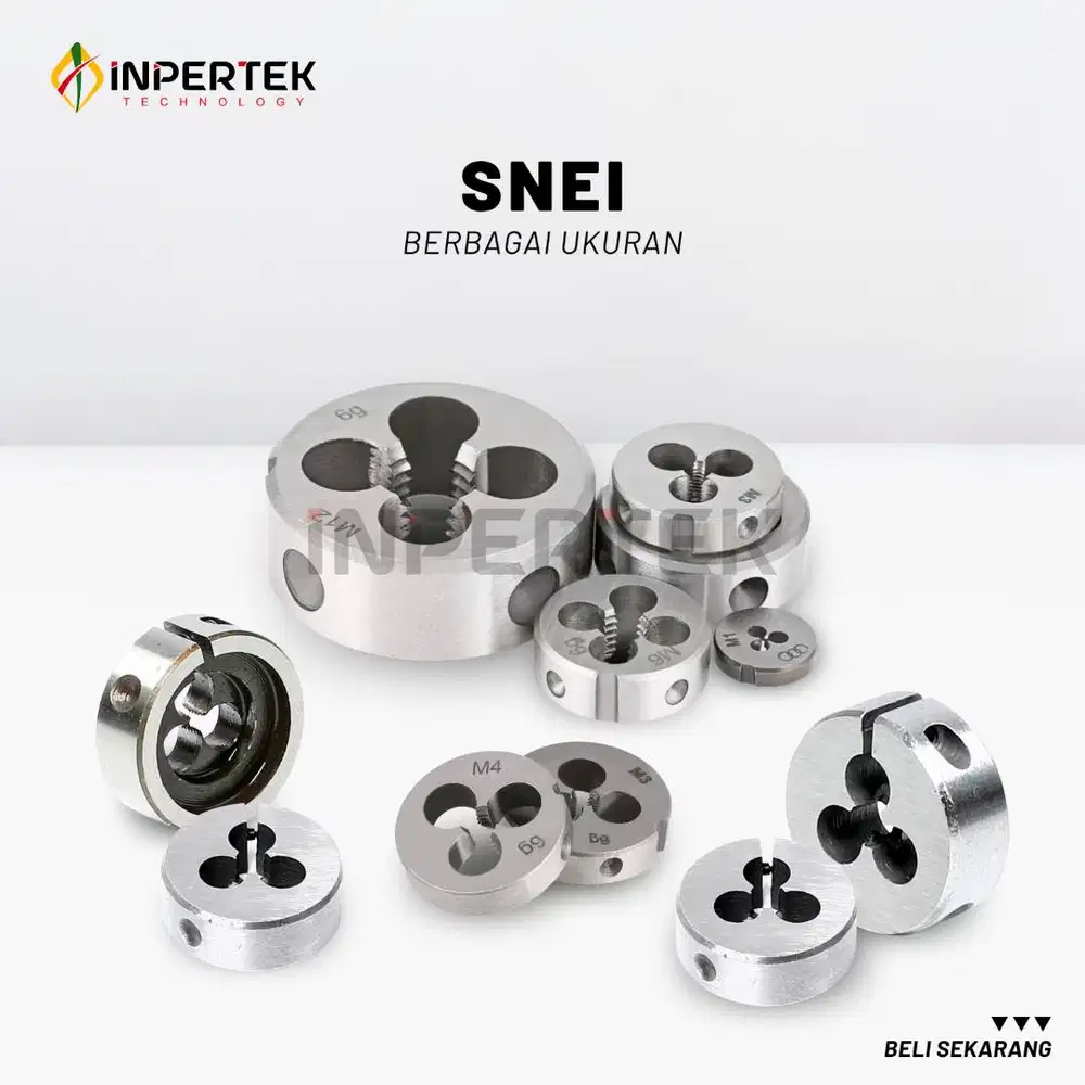 Snei Ulir Cutting Tools Pembuat Drat Luar Berbagai Ukuran