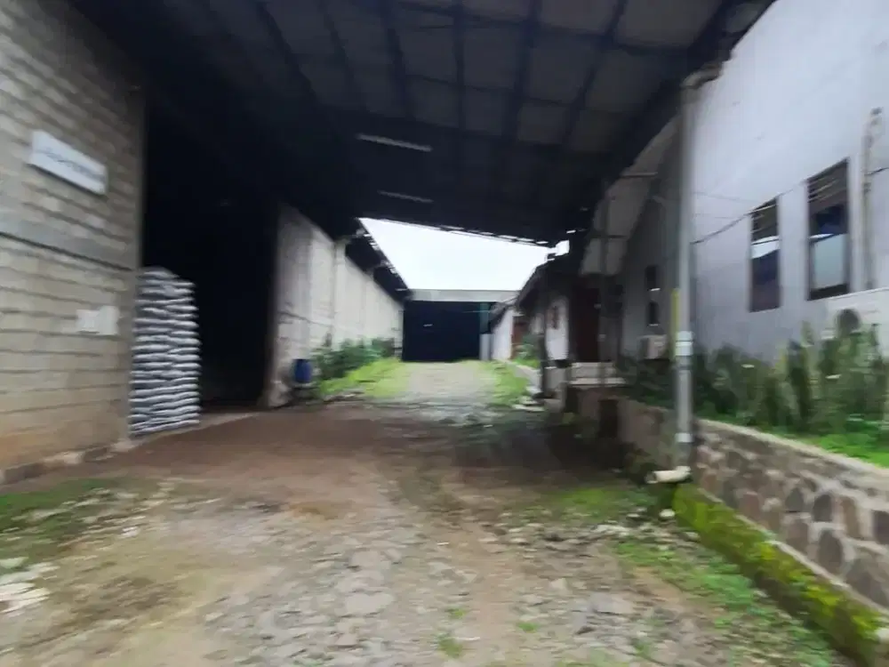 TERMURAH DIJUAL BANGUNAN EX PABRIK PUPUK DAN KANTOR LOKASI DI BANJARAN BANDUNG