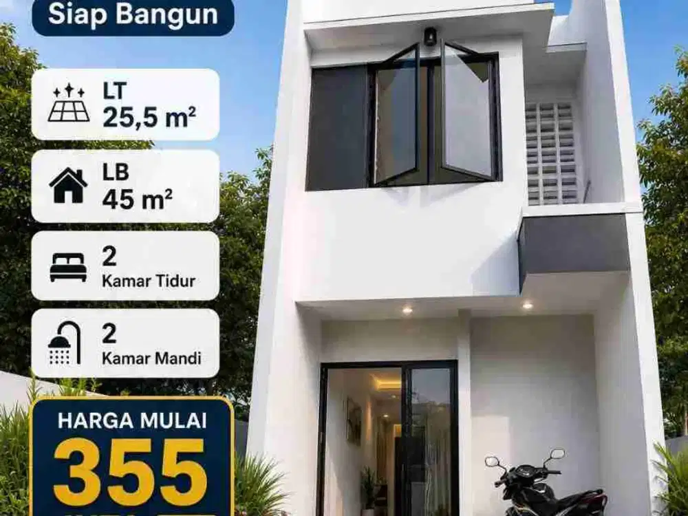 Jual Rumah Baru Cluster Murah Di Jagakarsa Jakarta Selatan, Jaksel (Akses Motor)