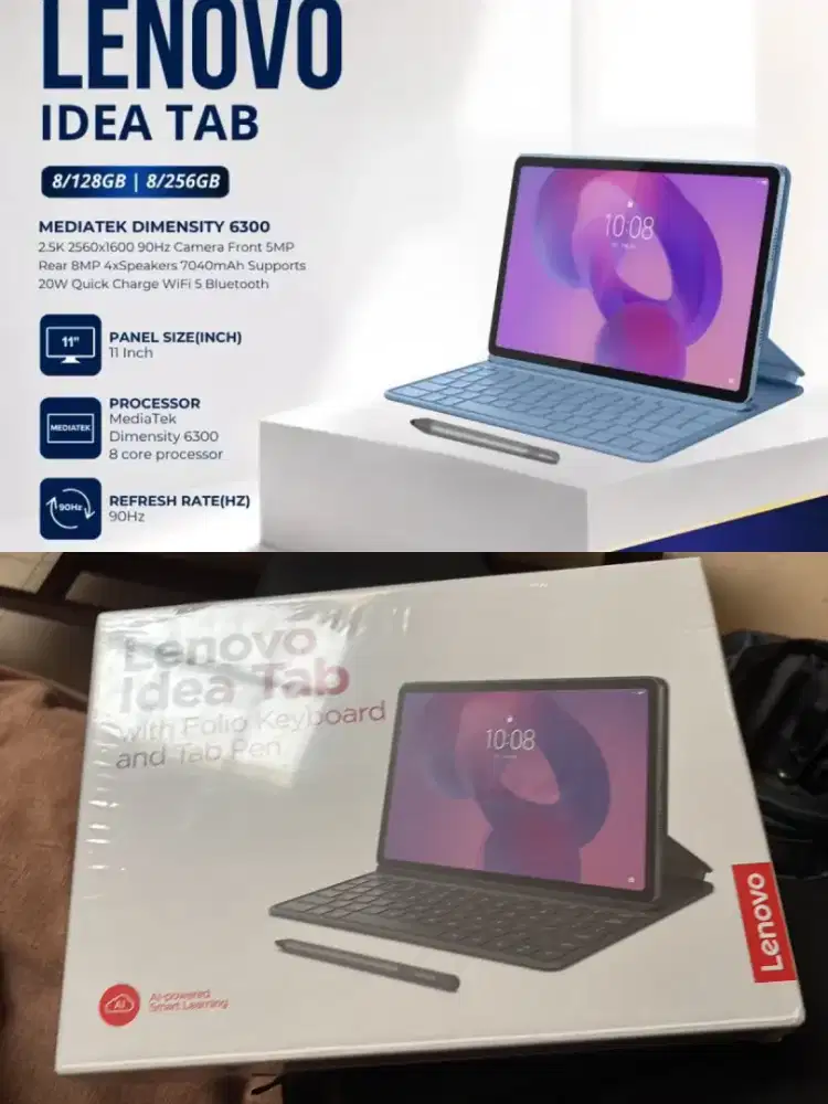 Paket Lengkap Lenovo IdeaTab 8GB/256GB Garansi Resmi Original