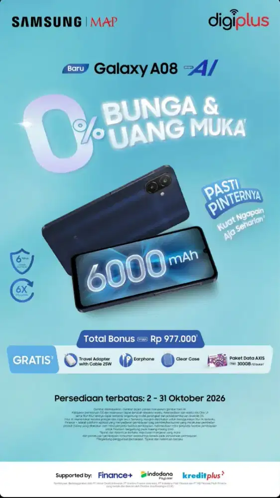 TERMURAH GALAXY A08 NEW