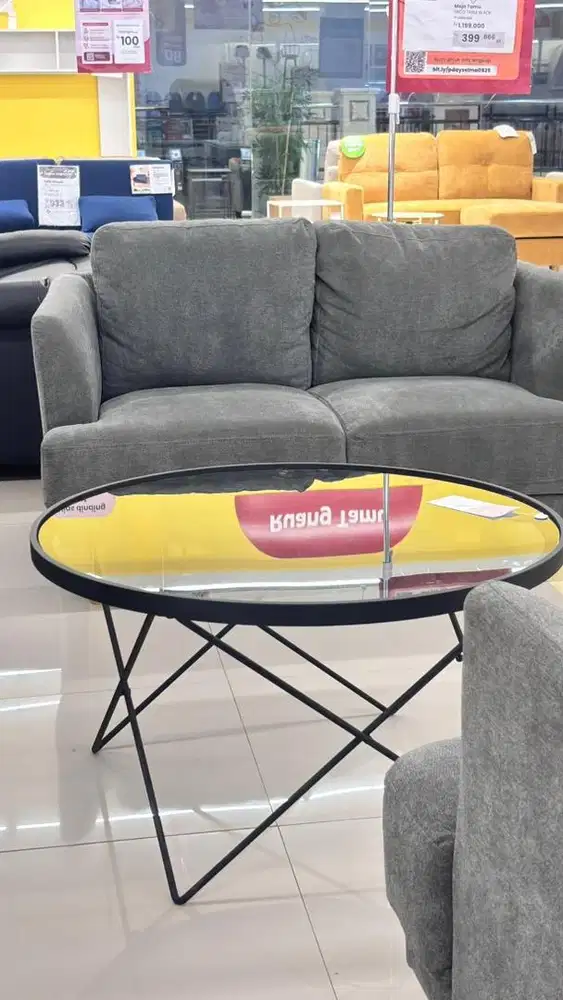 Meja tamu arco coffe table