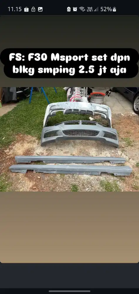 Bumper set Bmw f30