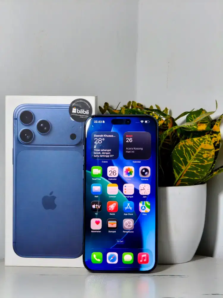 iPhone 17 Promax 256GB Blue Garansi On