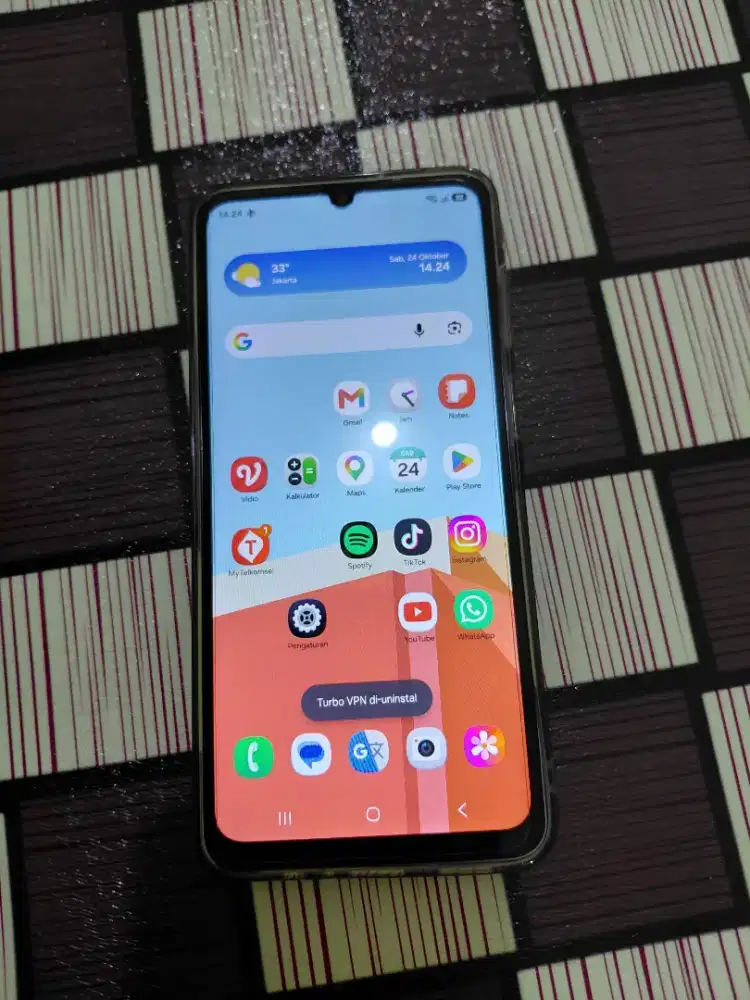 Samsung A07 4/128 4G second like new fulset