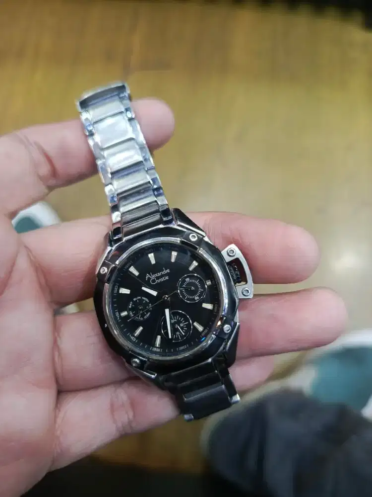 jam Tangan cewe Alexandre Christie AC 6225 Stainless original mulus