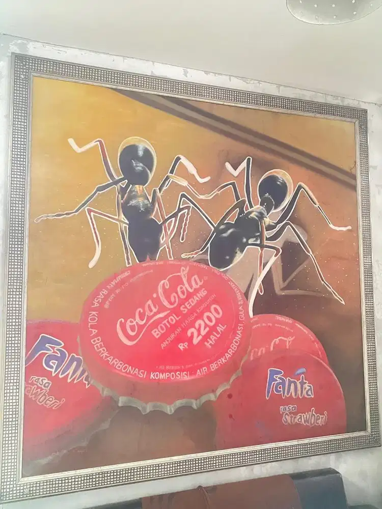 Lukisan Original Sri K. Hidayat Tahun 2008 – Vintage Coca-Cola & Fanta