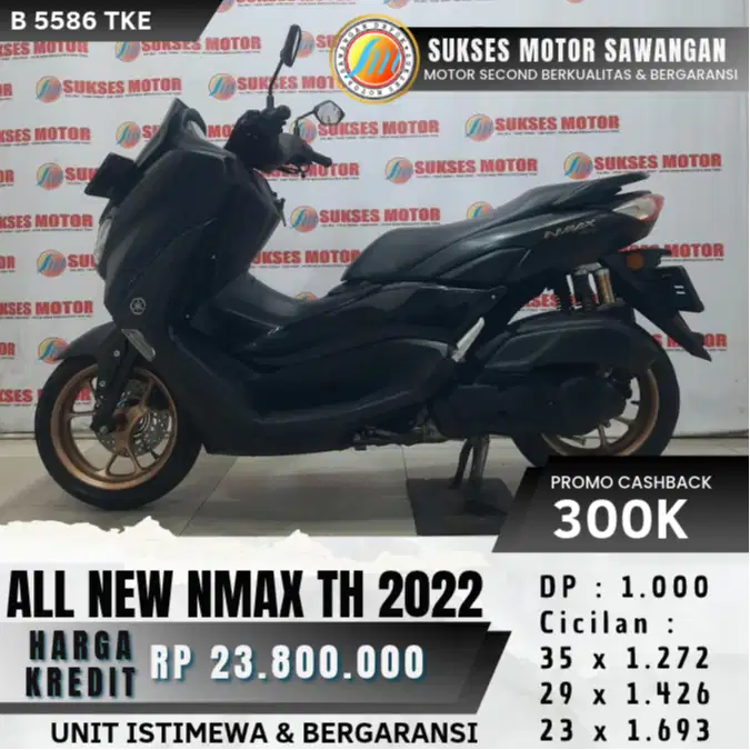 CASH KREDIT YAMAHA ALL NEW NMAX TH 2022 N MAX MULUS UNIT BERGARANSI