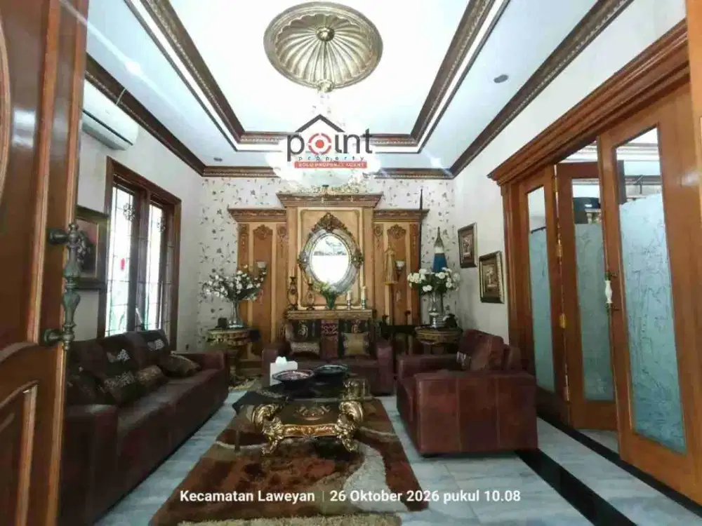 Rumah Mewah Clasic Eropa Full Furnish di Laweyan Solo