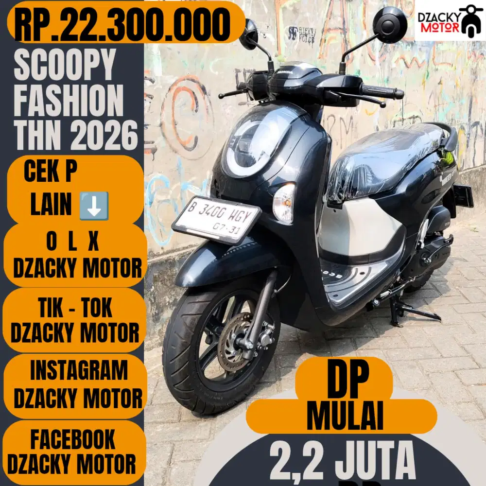 SCOOPY FASHION 2026 SECOND LIKE' NEW