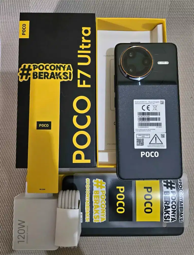 Poco F7 ultra 16/512 fullset like new garansi panjang bisa TT/BT