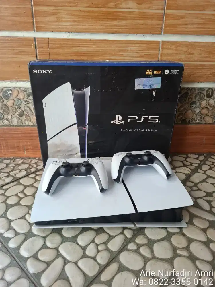 PS5 SLIM DIGITAL SSD 1TB RESMI INDONESIA BISA TUKER TAMBAH