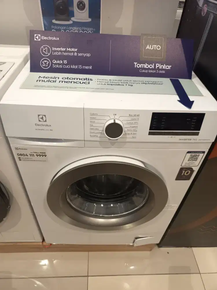 MESIN CUCI FRONT LOAD ELECTROLUX 7KG (EWF7028M6WA)