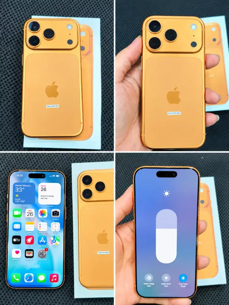 iphone 17 pro 256 orange ibox fullset like new hb 100 cc rendah