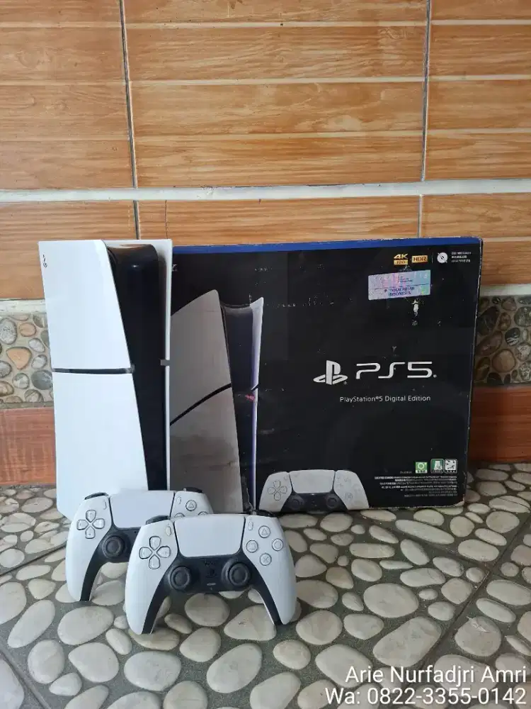 PS5 SLIM DIGITAL SSD 1TB RESMI INDONESIA BISA TUKER TAMBAH