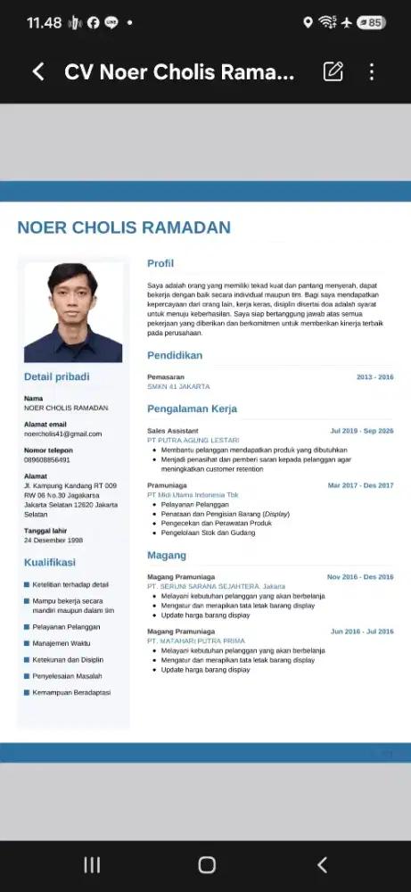 Cari loker apa saja