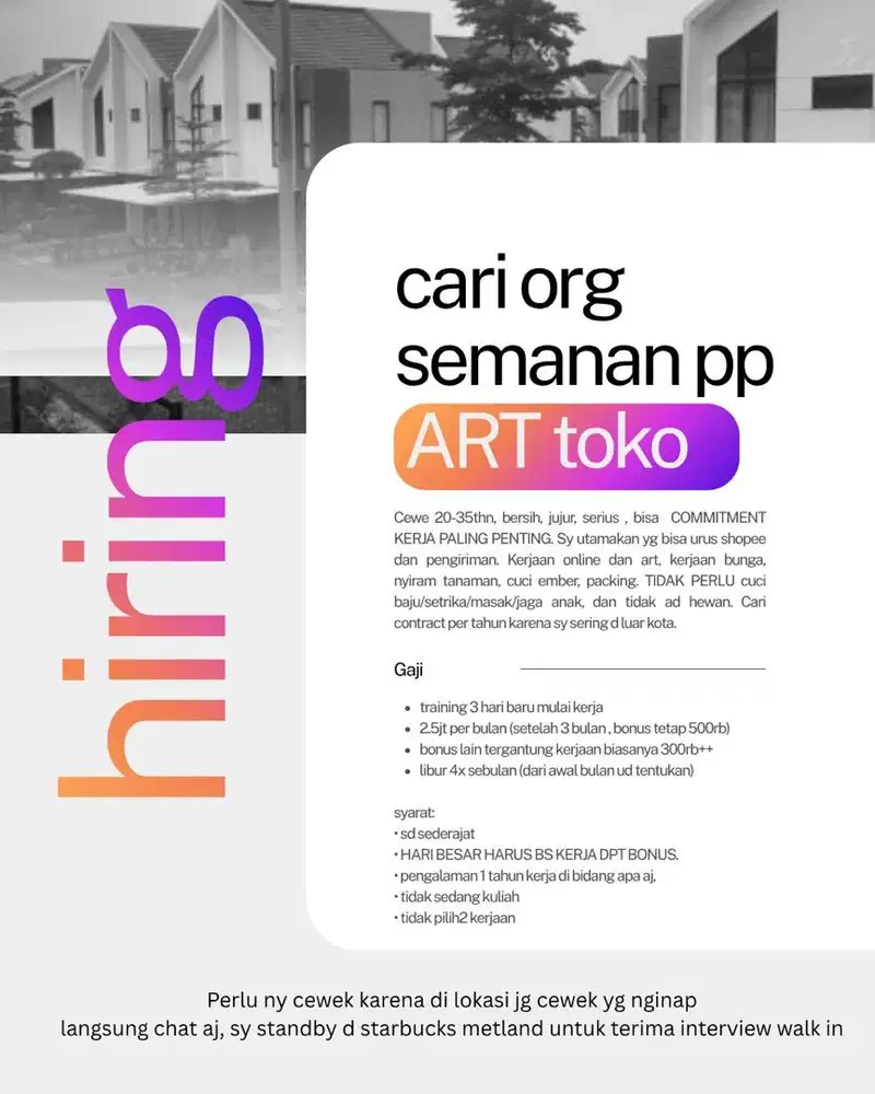 Cari ART dan toko online semanan kalideres pp