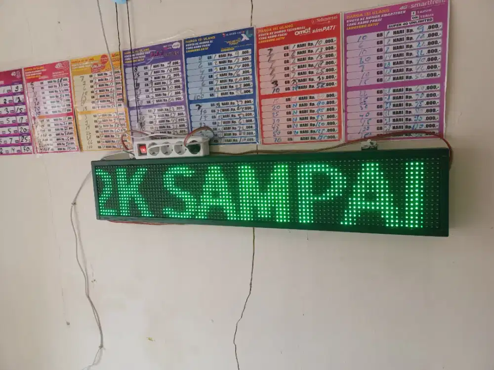 RUNNING TEXT 1 MTR