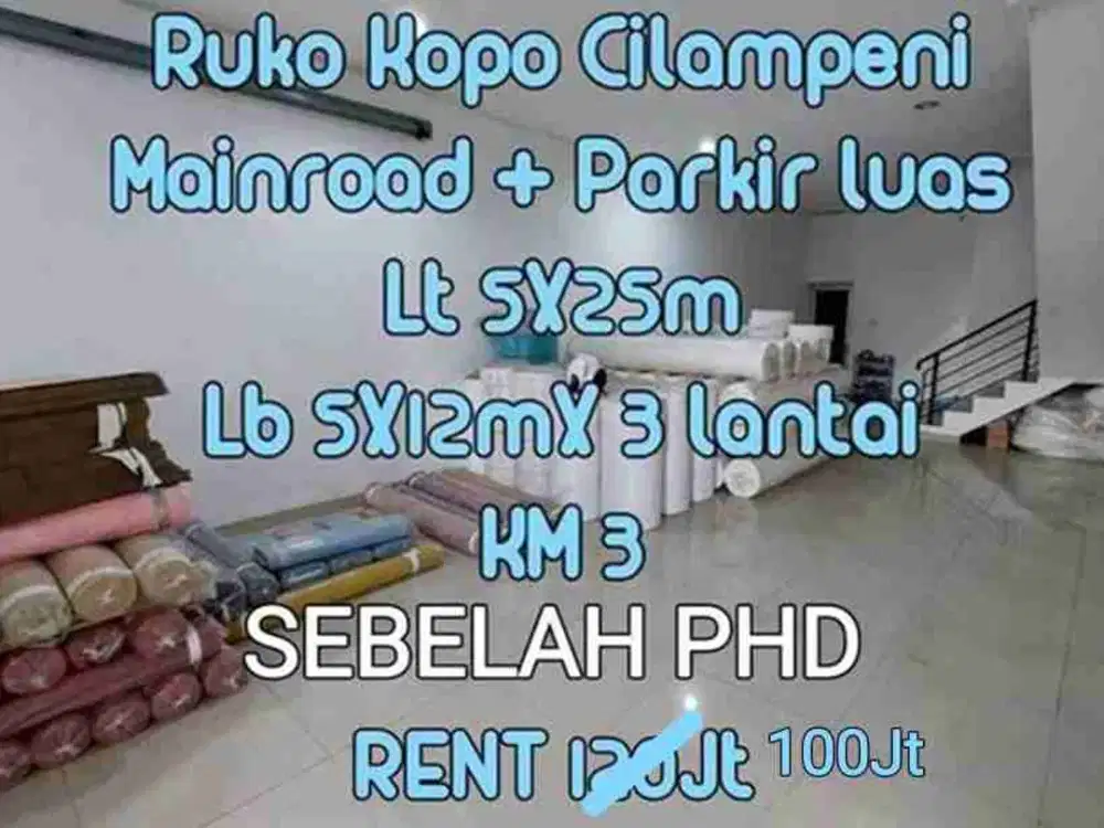 Ruko Kopo Strategis dan ramai