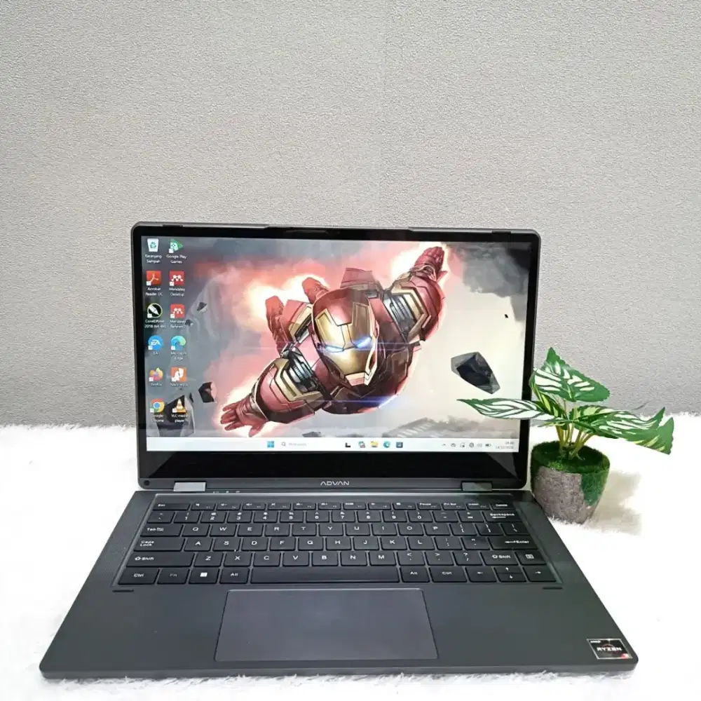 LAPTOP 2IN1 ADVAN 360 GO RYZEN 3 RAM 16GB SSD 256GB TOUCHSCREEN